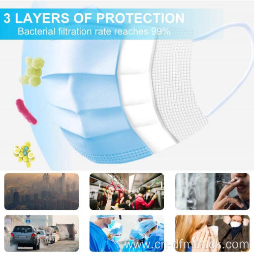 Disposable Personal Protection Equipment Earloop 3 Layers